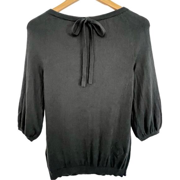 Vintage Juicy Couture Cotton Cashmere Gold Button Up Cardigan Women’s Sz S Gray - Picture 2 of 14